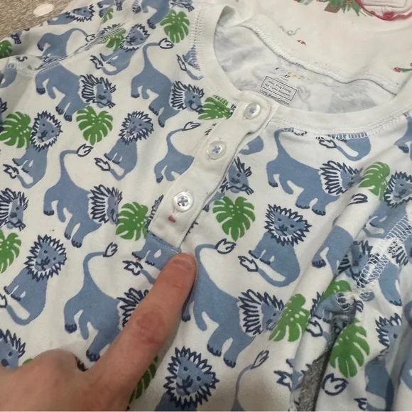 Lot of 13 Pima pajamas tee short sleeve long pants boys lake tbbc roller rabbit